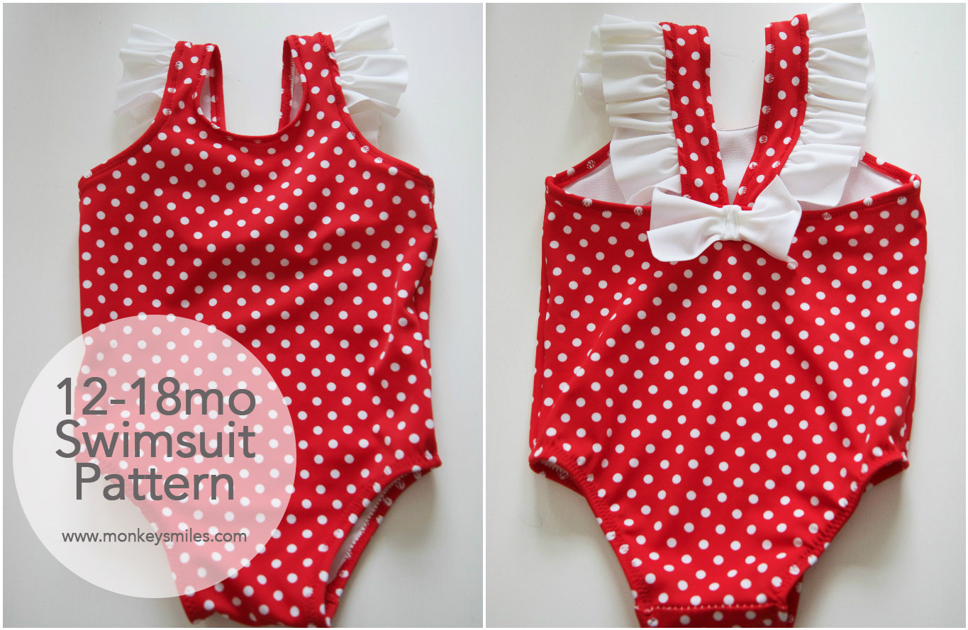 How to Sew A Girl's One-Piece Swimsuit (Free Pattern!)